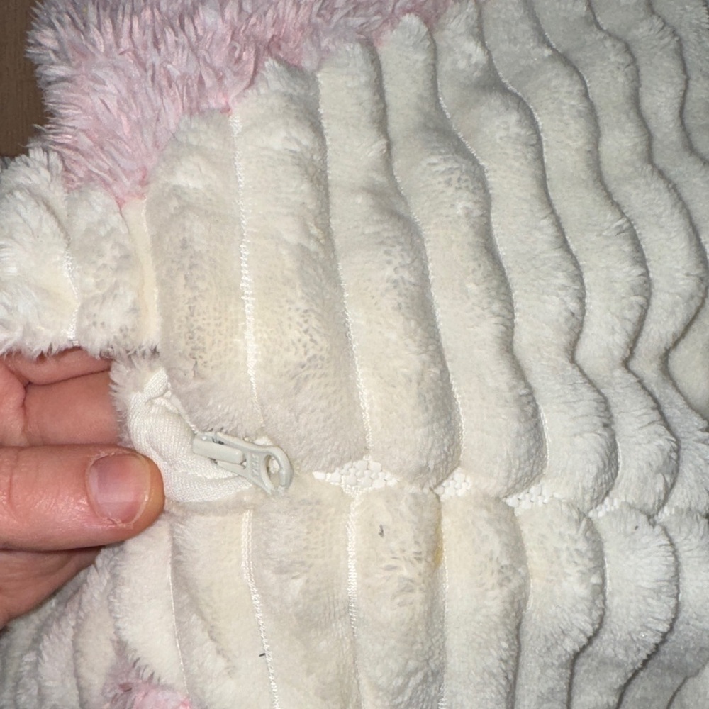 Adorable Unicorn Hooded Footie - Cream and Pink - Picture 11 of 16